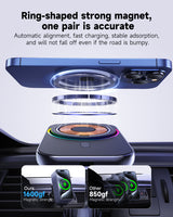 Mobilholder | <X>MagCold™ S26 - Trådløs Oplader til Bil - 15W - MagSafe Kompatibel - DELUXECOVERS.DK