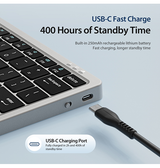 iPad Mini 1/2/3 | iPad Mini 1/2/3 - DUX DUCIS™ V1 - Bluetooth Tablet Tastatur - Sort - DELUXECOVERS.DK