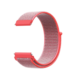 Samsung Galaxy Watch 6 Classic | Samsung Galaxy Watch 6 Classic (43/47mm) - L'Empiri™ Nylon Velcro Rem - Rød - DELUXECOVERS.DK