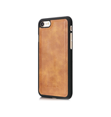 iPhone 7 / 8 / SE (2020/2022) | iPhone 7/8/SE(2020/2022) - DG.MING™ Vintage 2-i-1 Læder Etui M. Cover - Brun - DELUXECOVERS.DK