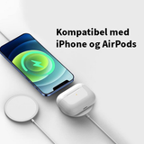 Ladestation / Trådløs oplader | <X>Magnetisk Trådløs Oplader - MagSafe Kompatibel - 15W - DELUXECOVERS.DK