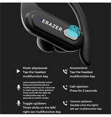 In-ear Headset | Lenovo® Sports In-ear Høretelefoner til Løb & Træning - Sort - DELUXECOVERS.DK