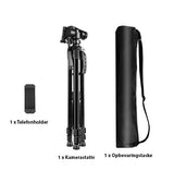 Mobil Tripod | Kamerastativ til iPhone / Mobil / Kamera | Aluminium - PULUZ™ - DELUXECOVERS.DK