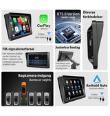 car | Multimedia Skærm M. Trådløs Apple CarPlay / Android Auto - DELUXECOVERS.DK