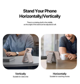 Mobil kortholder | <X>DUX DUCIS™ - RFID Læder Kortholder til iPhone - M. MagSafe - Grå - DELUXECOVERS.DK