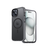 iPhone 15 | iPhone 15 - DeLX™ Rail-X MagSafe Cover - Sort - DELUXECOVERS.DK