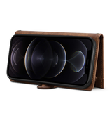 iPhone 15 | iPhone 15 - ESEBLE™ Vegan-Læder Cover Etui M. Pung - Brun - DELUXECOVERS.DK