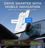 Mobilholder | <X>LISEN™ Mobilholder m. Elektrisk Vacuum | 360° - MagSafe kompatibel - DELUXECOVERS.DK