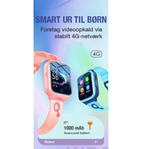 SmartWatch | SafeBuddy™ - SmartWatch til børn M. GPS, sim kort, 4G - Pink - DELUXECOVERS.DK