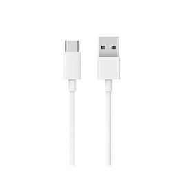 Kabel | USB-C Til USB-A | Oplade Data / Sync Kabel - Hvid - 1M - DELUXECOVERS.DK