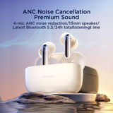 In-ear Headset | JOYROOM™ PRO-2 | Trådløse In-Ear Høretelefoner - Hvid - DELUXECOVERS.DK