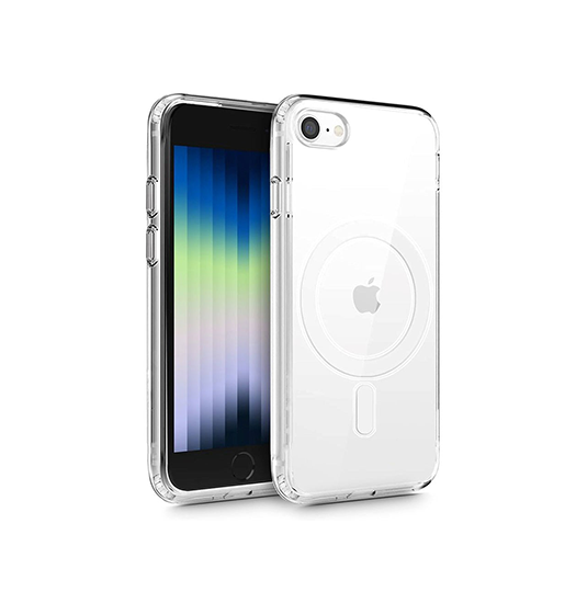 iPhone 7 / 8 / SE (2020/2022) | iPhone 7/8/SE(2020/2022) - DeLX™ MagSafe Silikone Cover - Gennemsigtig - DELUXECOVERS.DK