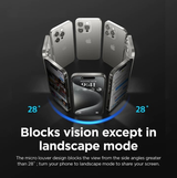 iPhone Beskyttelsesglas | <AA>iPhone 16 Plus - NuGlas™ 9H Privacy Beskyttelsesglas (Hærdet glas) - DELUXECOVERS.DK