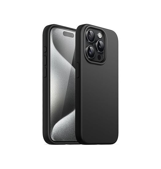 iPhone 14 Pro Max | iPhone 14 Pro Max - Deluxe™ Soft Touch Silikone Cover - Sort - DELUXECOVERS.DK