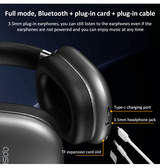 Høretelefoner og Headset | Noise Cancelling Over-Ear Headset - BT 5.2 - Yesido® - DELUXECOVERS.DK
