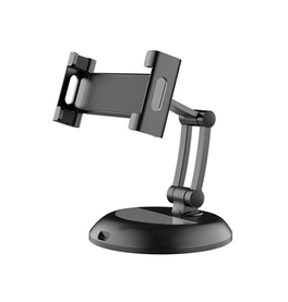 iPad Stander | iPad/Tablet Stander/Holder i Foldbar Design - Sort - DELUXECOVERS.DK