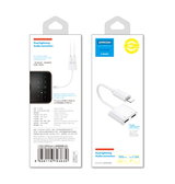 Adapter | Lightning (Han) til 2x Lightning (Hun) - Adapter - Hvid - DELUXECOVERS.DK