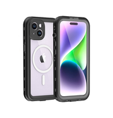 iPhone 15 | iPhone 15 - SHELLBOX™ IP68 Vandtæt Håndværker MagSafe Cover - Sort - DELUXECOVERS.DK