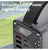 Powerbank | Powerbank 60.000mAh - 30W Hurtig Opladning - KONFULON® - DELUXECOVERS.DK