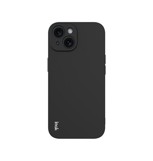 iPhone 15 | iPhone 15 - IMAK™ Delight Silikone Cover - Sort - DELUXECOVERS.DK