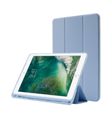 iPad 7/8/9 | iPad 10.2" 7/8/9 (2019/2020/2021) - SoftHue™ Silikone Tri-Fold Cover - Babyblå - DELUXECOVERS.DK