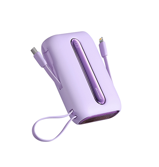 Powerbank | JOYROOM™ | 22.5W Powerbank 20.000 mAh - Lilla - DELUXECOVERS.DK