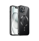 iPhone 15 | iPhone 15 - Valkyrie Silikone Hybrid Cover m. MagSafe - Sort - DELUXECOVERS.DK