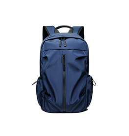 Computer Taske | FULLTENT™ - Nylon Laptop Rygsæk - Navy Blå - DELUXECOVERS.DK