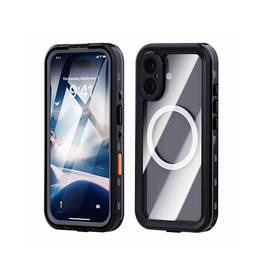 iPhone 16 Plus | iPhone 16 Plus - Redpepper™ IP68 Vandtæt Håndværker Cover - Sort - DELUXECOVERS.DK