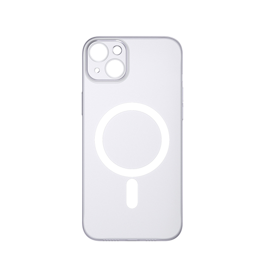 iPhone 14 | iPhone 14 - TOTU® Ultra-Tynd Matte MagSafe Cover - Hvid - DELUXECOVERS.DK