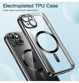 iPhone 15 | iPhone 15 - Valkyrie Silikone Hybrid Cover m. MagSafe - Sort - DELUXECOVERS.DK