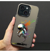 iPhone 15 | iPhone 15 - SO-COOL™ Motive Silikone Cover - Metallisk Grøn - DELUXECOVERS.DK