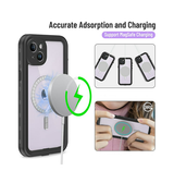 iPhone 15 | iPhone 15 - SHELLBOX™ IP68 Vandtæt Håndværker MagSafe Cover - Sort - DELUXECOVERS.DK