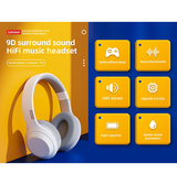 Høretelefoner og Headset | Lenovo® Thinkplus Trådløs Over-Ear Headset - BT 5.0 - Hvid - DELUXECOVERS.DK