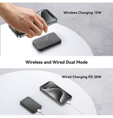 Powerbank | <X>Powerbank 5.000mAh - 20W - MagSafe Kompatibel - JOYROOM™ - DELUXECOVERS.DK