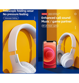 Høretelefoner og Headset | Lenovo® Thinkplus Trådløs Over-Ear Headset - BT 5.0 - Hvid - DELUXECOVERS.DK