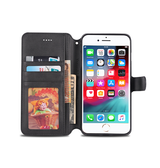 iPhone 6 / 6s | iPhone 6/6s - AZNS™ Diary Læder Etui / Taske M. Pung - Sort - DELUXECOVERS.DK