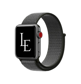 Apple Watch 38mm | Apple Watch (38/40/SE/41/42mm) - L'Empiri™ Nylon Velcro Rem - Oliven - DELUXECOVERS.DK