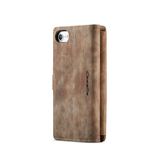 iPhone 6 / 6s | iPhone 6/6s - CaseMe™ Multifunktionel Læder Etui / Pung - Brun - DELUXECOVERS.DK