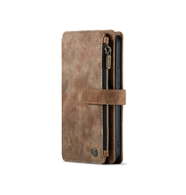 iPhone 13 | iPhone 13 - CaseMe™ Multifunktionel Læder Etui / Pung - Brun - DELUXECOVERS.DK