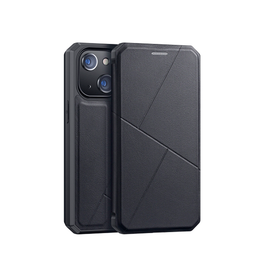 iPhone 13 Mini | iPhone 13 Mini - DUX DUCIS™ Superior Læder Cover Etui M. Kortholder - Sort - DELUXECOVERS.DK