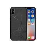 iPhone X / XS | iPhone X/XS - Delusion Abstract Designer Cover - Sort - DELUXECOVERS.DK