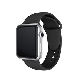 Apple Watch 38mm | Apple Watch (38/40/SE/41/42mm) - PRO+ Silikone Sportsrem - Sort - DELUXECOVERS.DK