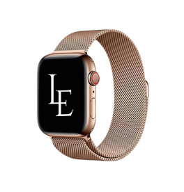 Apple Watch 38mm | Apple Watch (38/40/SE/41/42mm) - L'Empiri™ Milanese Loop - Retro Guld - DELUXECOVERS.DK