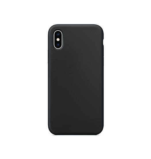 iPhone X / XS | iPhone X/Xs - Deluxe™ Soft Touch Silikone Cover - Sort - DELUXECOVERS.DK