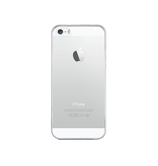 iPhone 5 / 5S / SE | iPhone 5/5s/SE - Ultra-Slim Silikone Cover - Gennemsigtig - DELUXECOVERS.DK