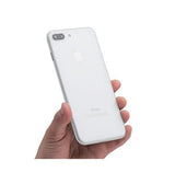 iPhone 7/8 Plus | iPhone 7/8 Plus - Ultratynd Matte Series Cover V.2.0 - Hvid/Klar - DELUXECOVERS.DK