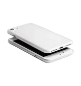iPhone 7 / 8 / SE (2020/2022) | iPhone 7/8/SE(2020/2022) - Ultratynd Matte Series Cover V.2.0 - Hvid/Klar - DELUXECOVERS.DK