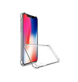 iPhone X / XS | iPhone X/Xs - Silent Stødsikker Silikone Cover - Gennemsigtig - DELUXECOVERS.DK