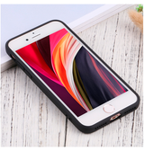 iPhone 7 / 8 / SE (2020/2022) | iPhone 7/8/SE(2020/2022) - Magnetisk Silikone Cover M. MagSafe - Sort - DELUXECOVERS.DK